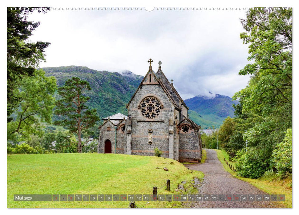 Schottland - Wie gemalt (CALVENDO Premium Wandkalender 2026)