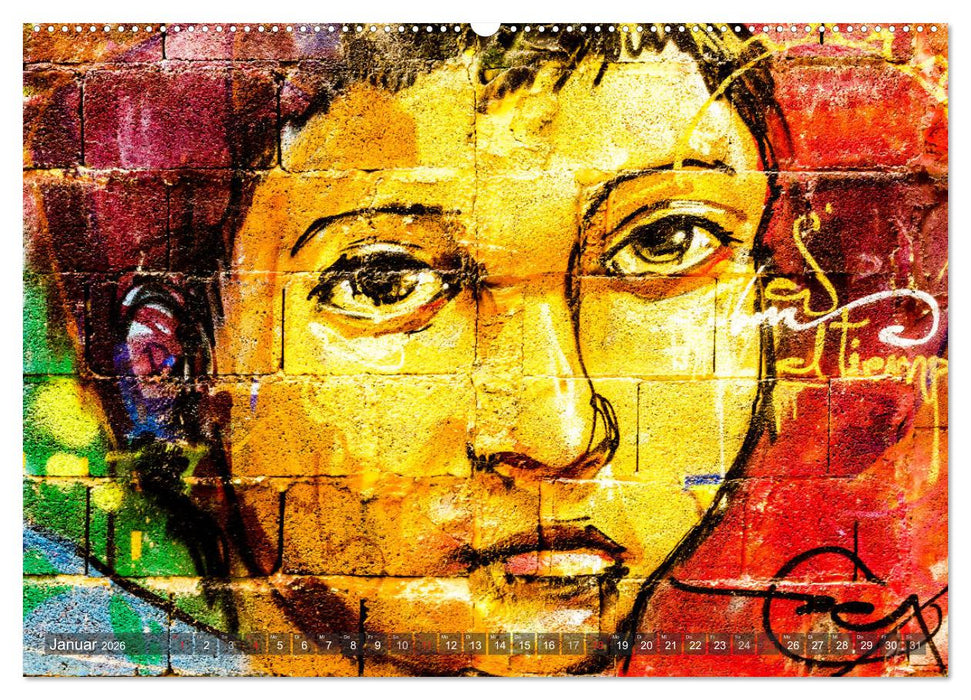 Streetart international (CALVENDO Premium Wandkalender 2026)