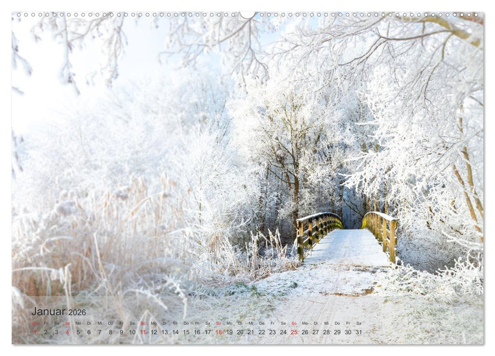 Deutschland Blicke in die Natur (CALVENDO Premium Wandkalender 2026)