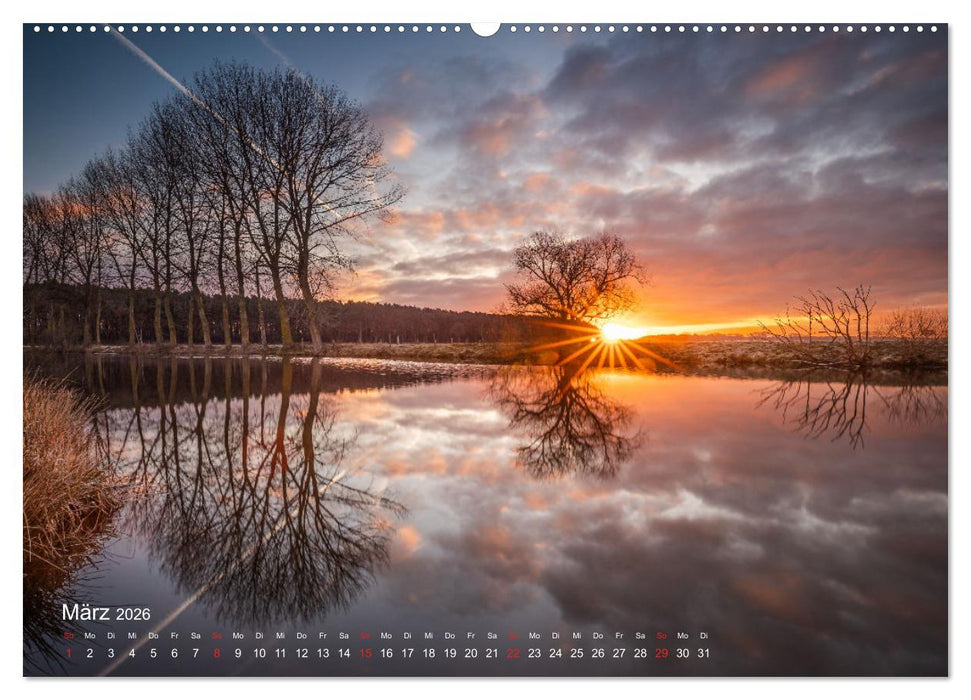Deutschland Blicke in die Natur (CALVENDO Premium Wandkalender 2026)