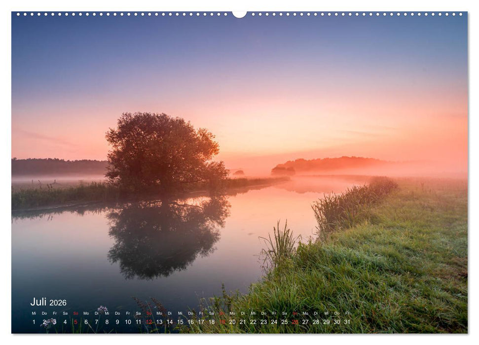 Deutschland Blicke in die Natur (CALVENDO Premium Wandkalender 2026)