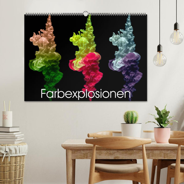 Farbexplosionen (CALVENDO Wandkalender 2026)