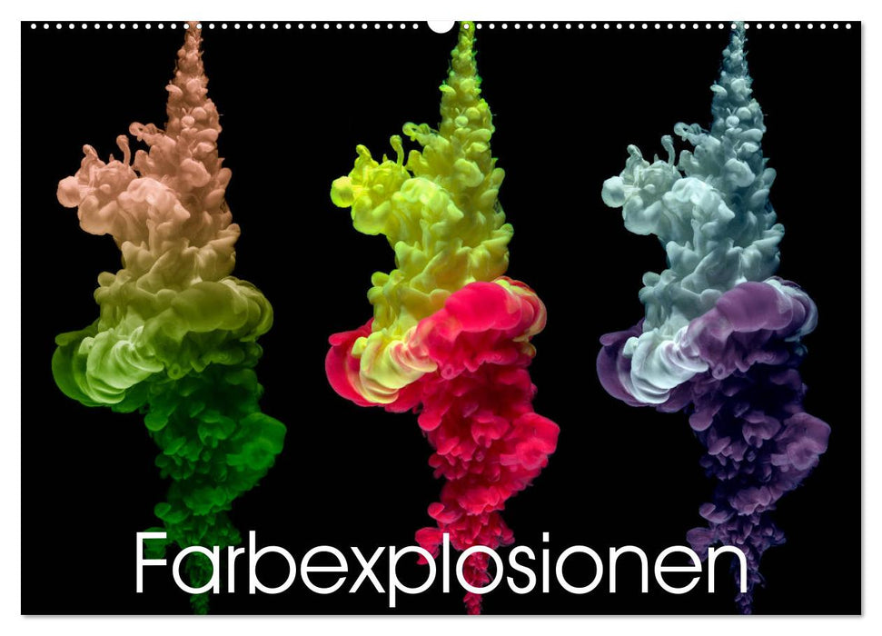 Farbexplosionen (CALVENDO Wandkalender 2026)