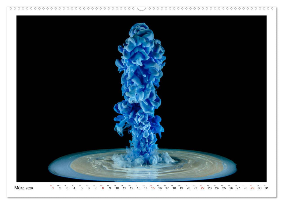 Farbexplosionen (CALVENDO Wandkalender 2026)