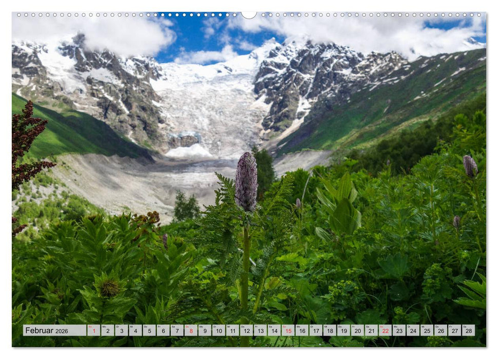 Swanetien - Georgiens Bergwelt im Großen Kaukasus (CALVENDO Premium Wandkalender 2026)