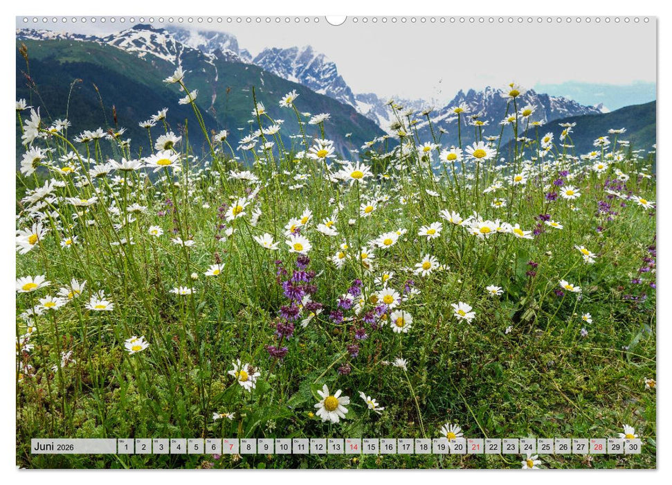 Swanetien - Georgiens Bergwelt im Großen Kaukasus (CALVENDO Premium Wandkalender 2026)