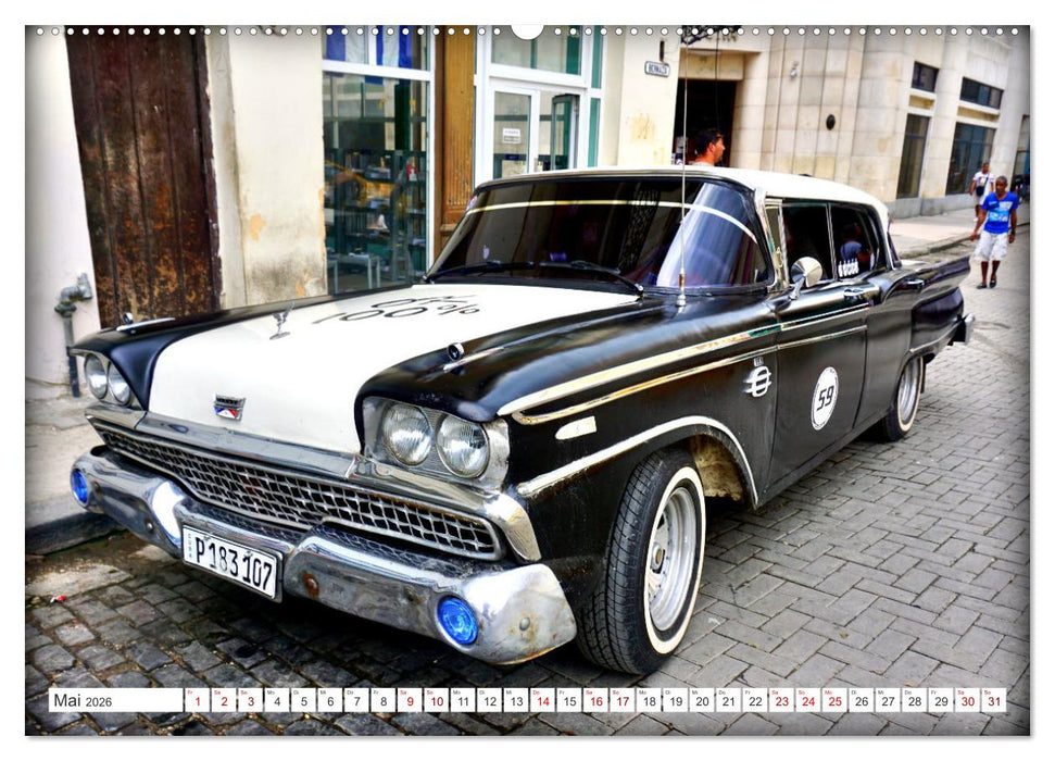 FORD 1959 - Die Auto-Legende (CALVENDO Premium Wandkalender 2026)