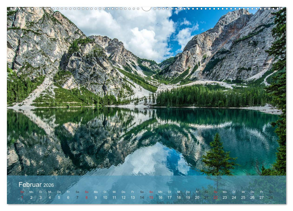 Dolomiten - Bezaubernde Giganten (CALVENDO Premium Wandkalender 2026)