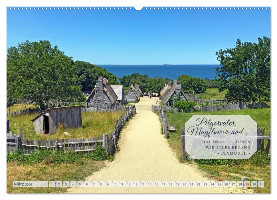 Neuengland USA Kalender 2026 (CALVENDO Premium Wandkalender 2026)