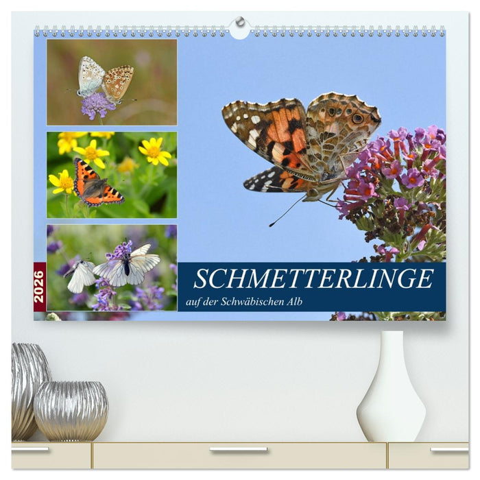Schmetterlinge auf der Schwäbischen Alb (CALVENDO Premium Wandkalender 2026)