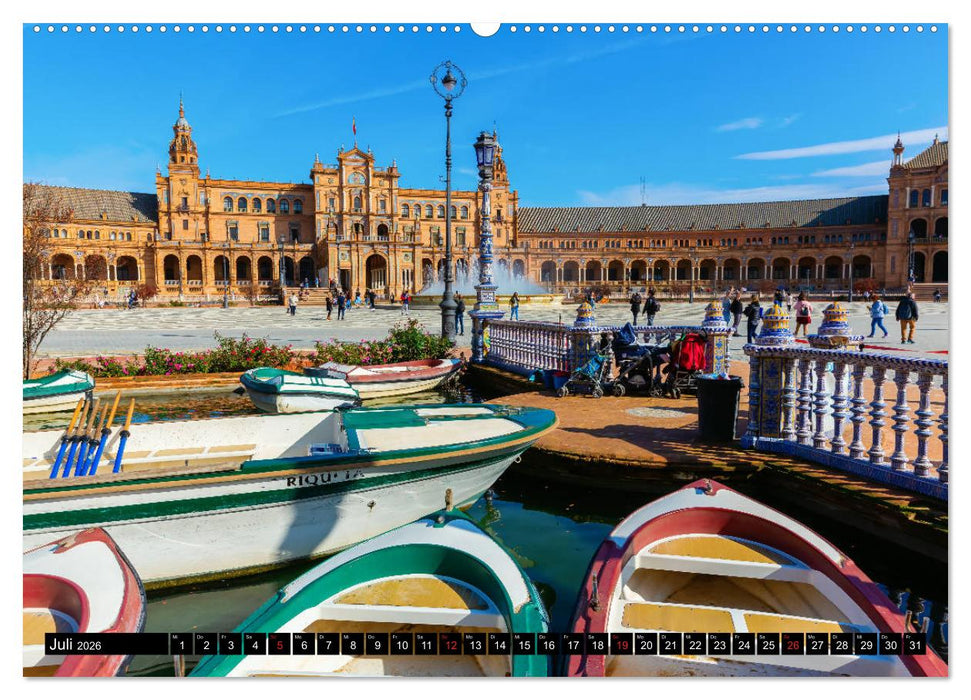 Sevilla - Impressionen aus dem Herzen Andalusiens (CALVENDO Premium Wandkalender 2026)