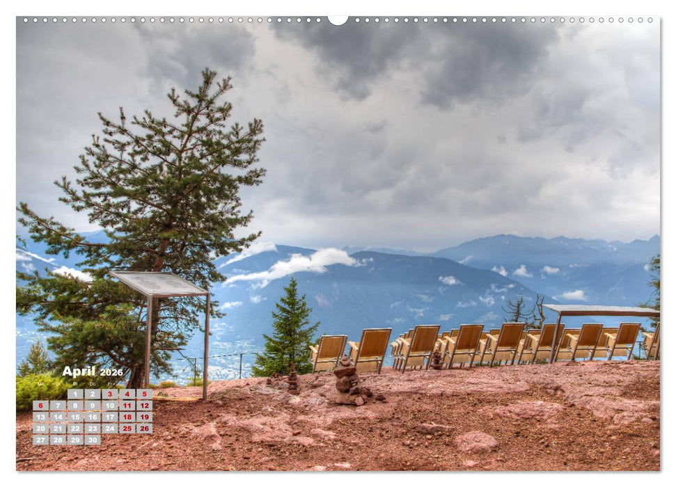 Meraner Land: alpin-mediterranes Lebensgefühl (CALVENDO Premium Wandkalender 2026)