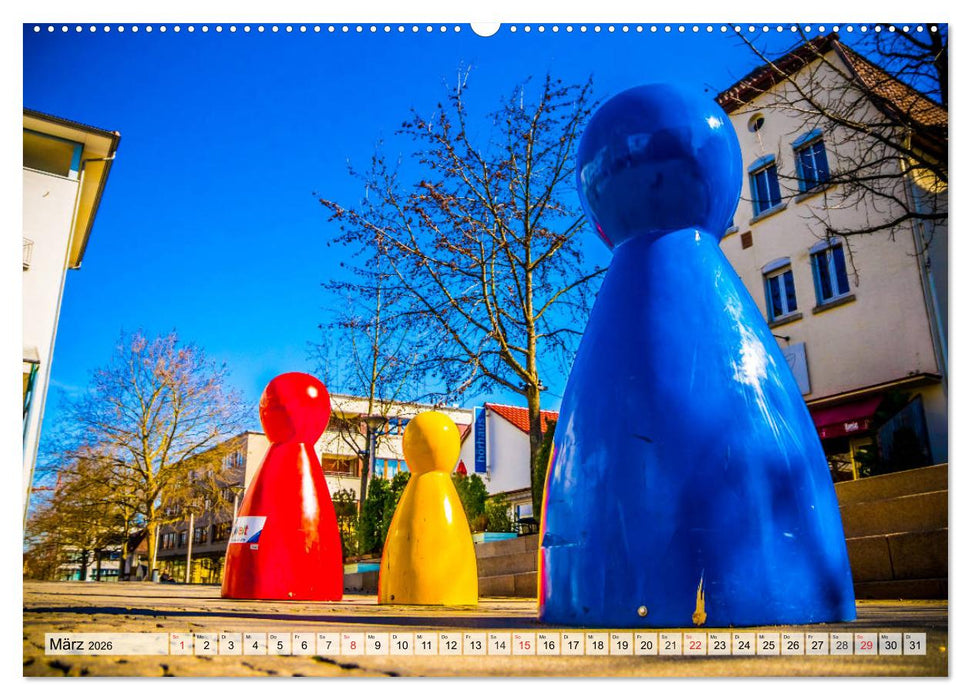 Kornwestheim - Impressionen einer Kreisstadt (CALVENDO Premium Wandkalender 2026)