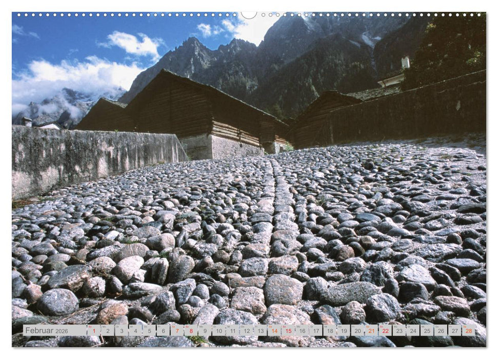 Bergell - Bergaglia (CALVENDO Premium Wandkalender 2026)