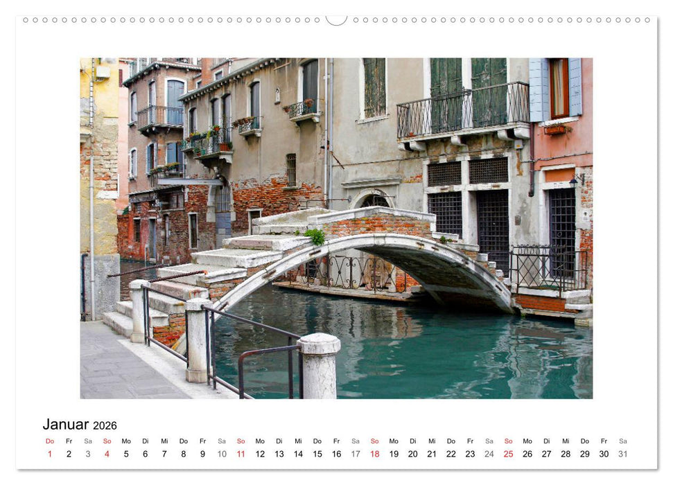 Venedig - Vergängliche Schönheit (CALVENDO Premium Wandkalender 2026)