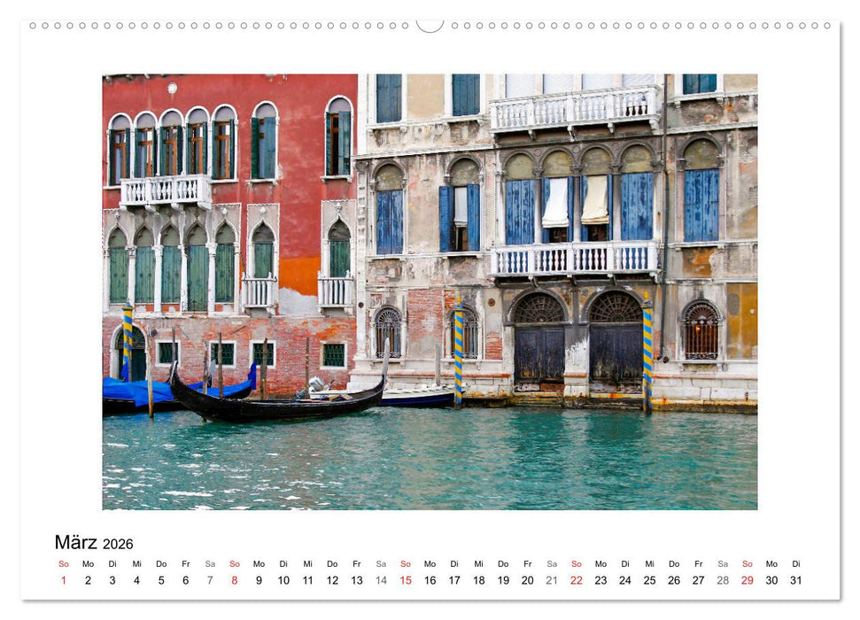 Venedig - Vergängliche Schönheit (CALVENDO Premium Wandkalender 2026)