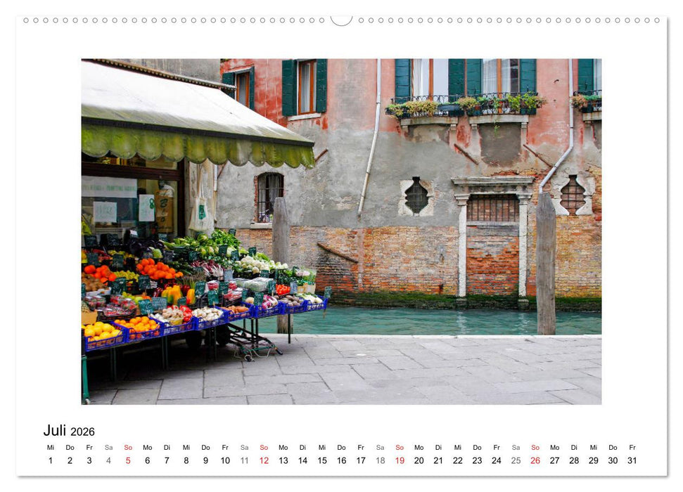 Venedig - Vergängliche Schönheit (CALVENDO Premium Wandkalender 2026)
