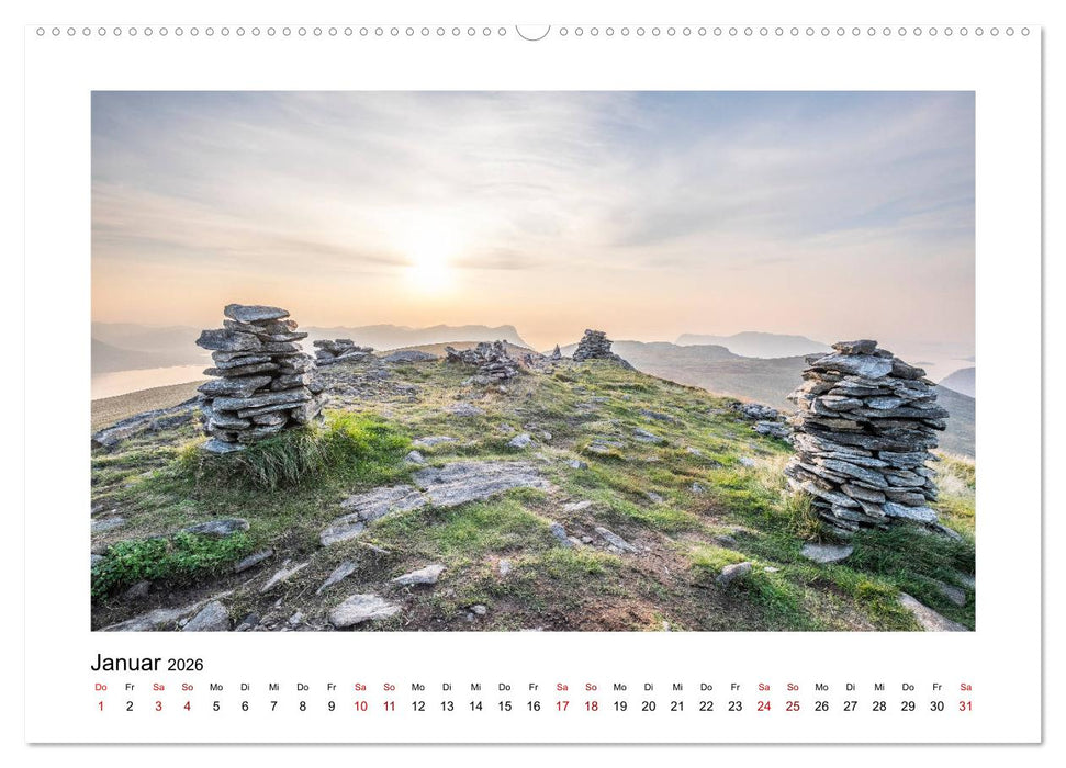 Norwegen Magisches Licht (CALVENDO Premium Wandkalender 2026)