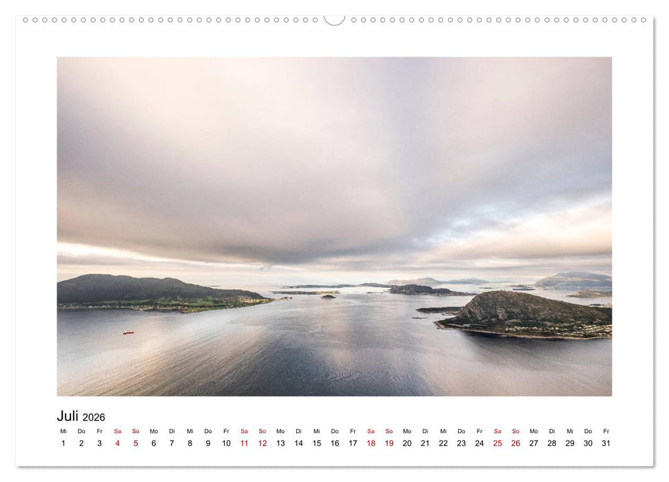 Norwegen Magisches Licht (CALVENDO Premium Wandkalender 2026)