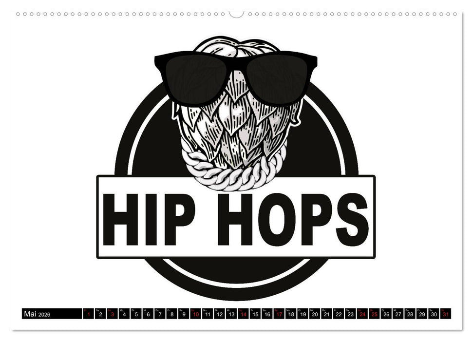 Bier - Lustige Sprüche und Grafiken (CALVENDO Premium Wandkalender 2026)