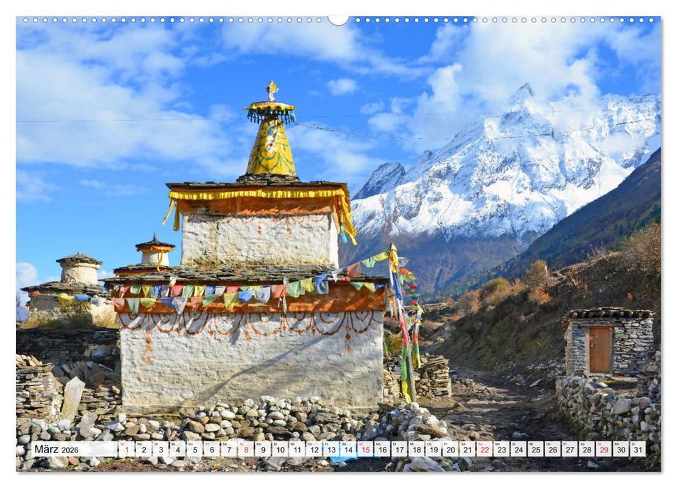 BUDDHISMUS in NEPAL (CALVENDO Premium Wandkalender 2026)