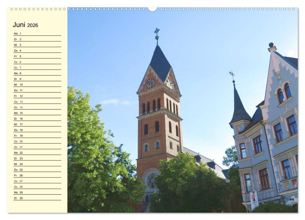 Landshut erleben (CALVENDO Premium Wandkalender 2026)