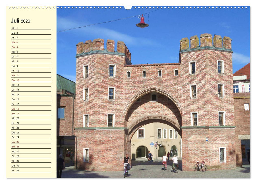 Landshut erleben (CALVENDO Premium Wandkalender 2026)