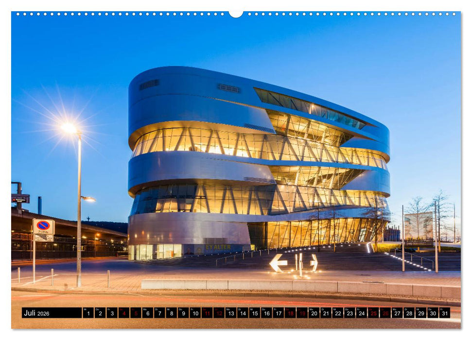 Ein Jahr STUTTGART (CALVENDO Premium Wandkalender 2026)