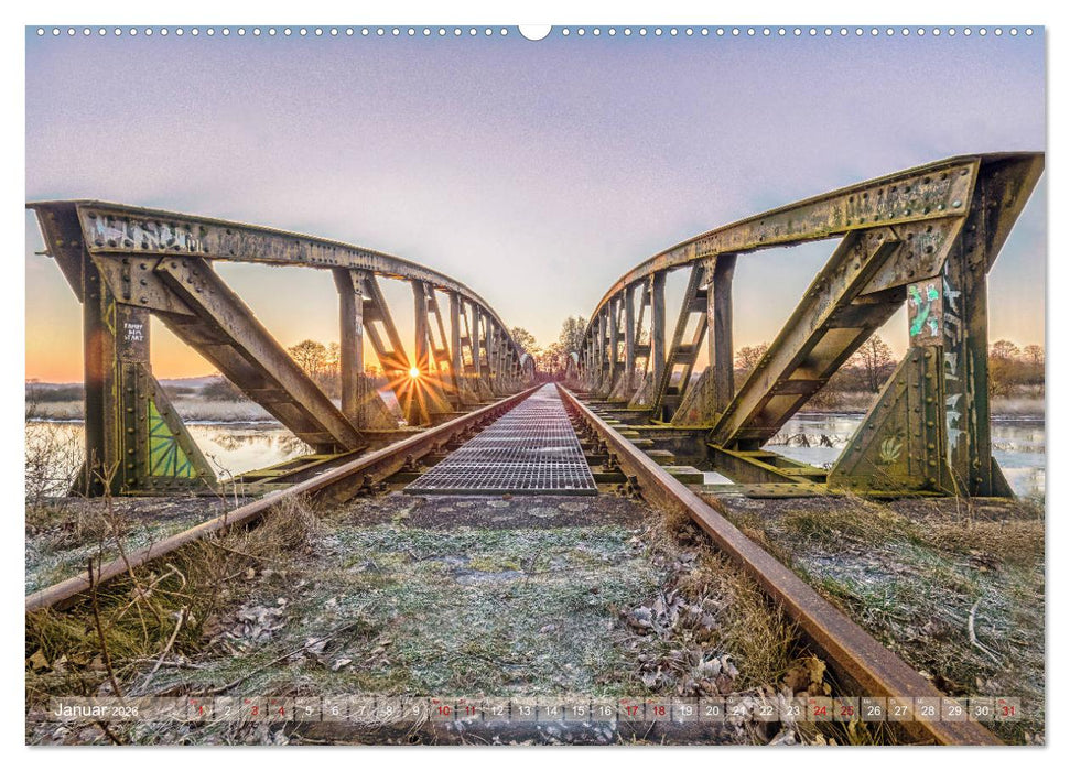 Brücken - Meisterwerke der Architektur (CALVENDO Wandkalender 2026)