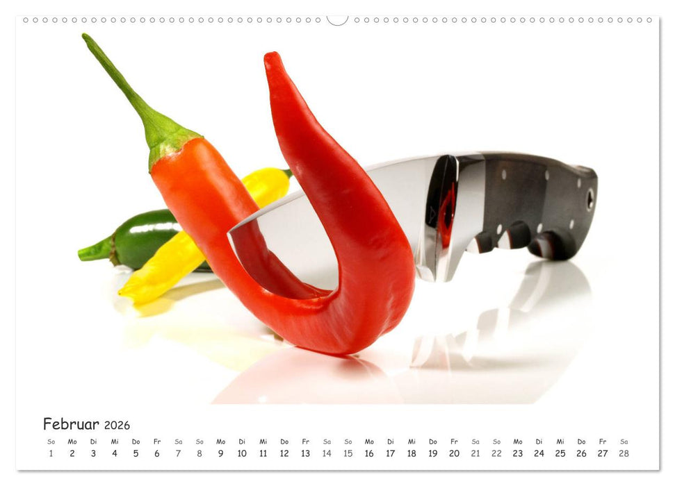 Handgefertigte Jagdmesser (CALVENDO Premium Wandkalender 2026)