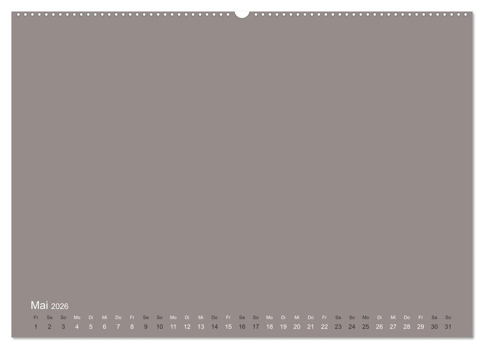 DIY Bastel-Kalender -Erdige Pastell Farben- Zum Selbstgestalten (CALVENDO Premium Wandkalender 2026)
