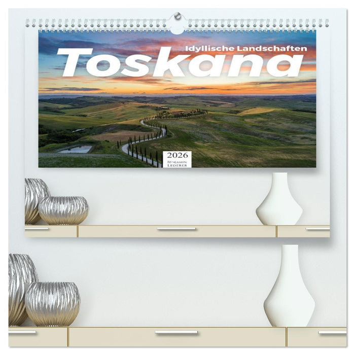 Toskana - idyllische Landschaft (CALVENDO Premium Wandkalender 2026)