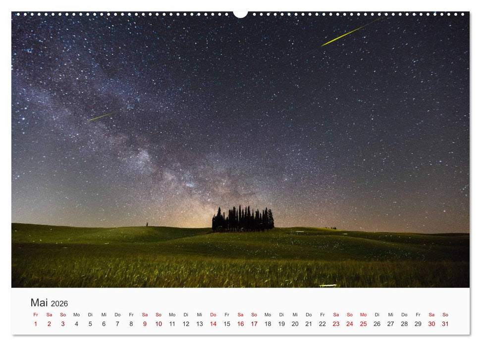 Toskana - idyllische Landschaft (CALVENDO Premium Wandkalender 2026)