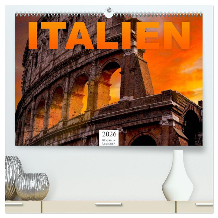 Italien - Südeuropa (CALVENDO Premium Wandkalender 2026)