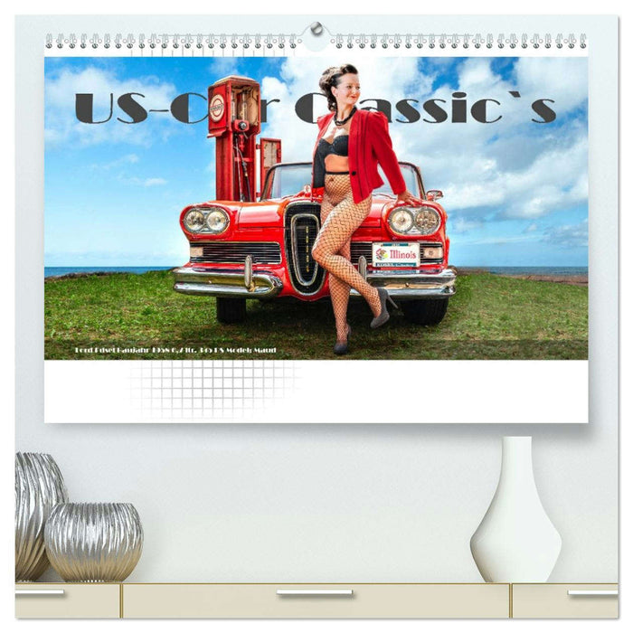 US-Car Classic's (CALVENDO Premium Wandkalender 2026)
