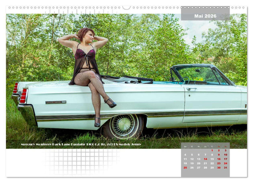 US-Car Classic's (CALVENDO Premium Wandkalender 2026)