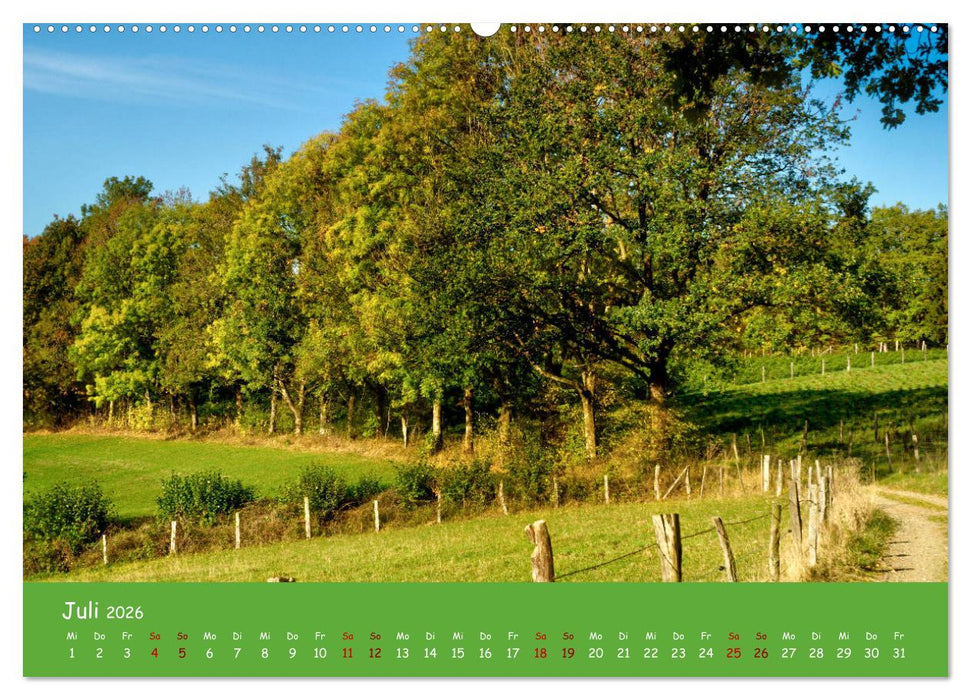 Bergisches Land (CALVENDO Premium Wandkalender 2026)