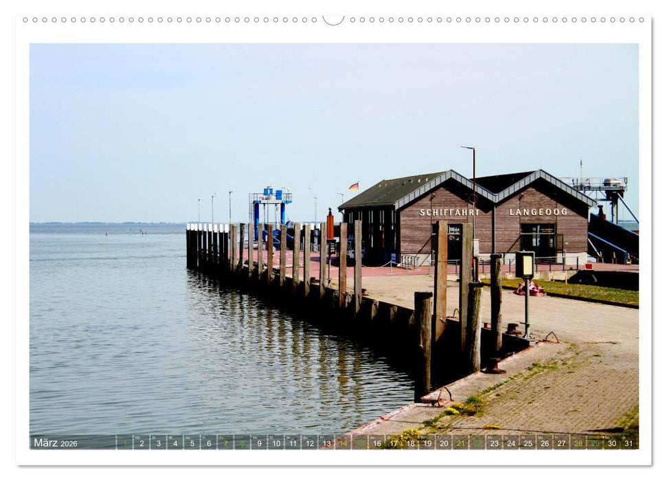 OP LANGEOOG (CALVENDO Premium Wandkalender 2026)