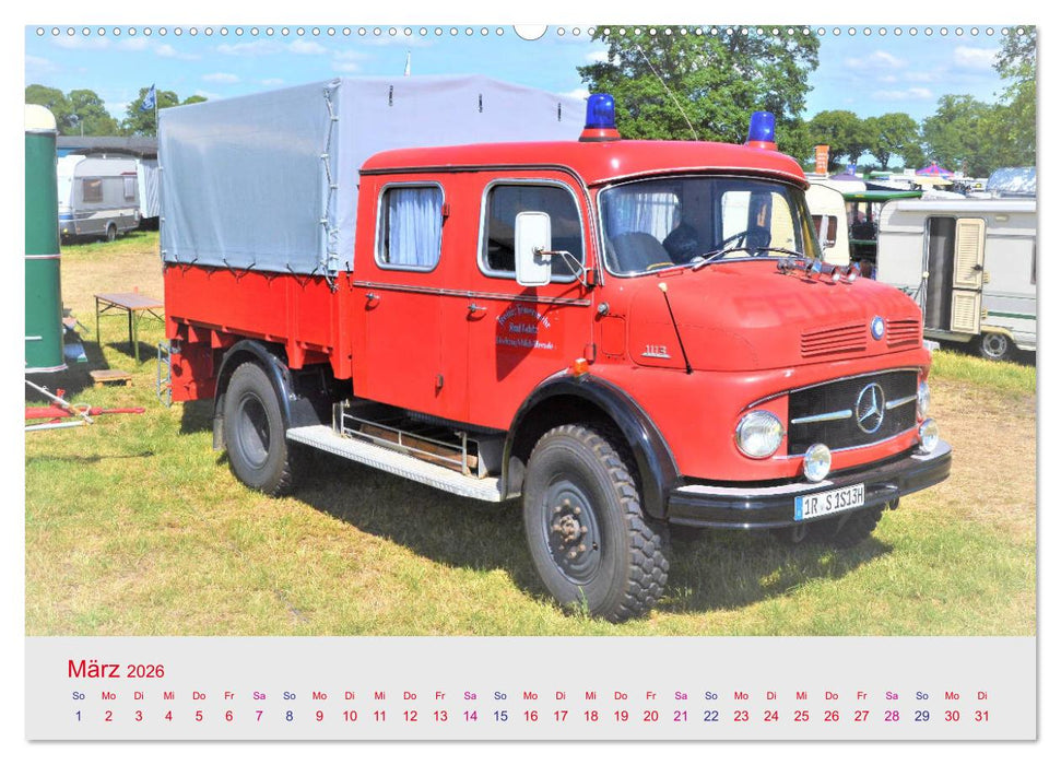 Oldtimer-FEUERWEHR (CALVENDO Premium Wandkalender 2026)