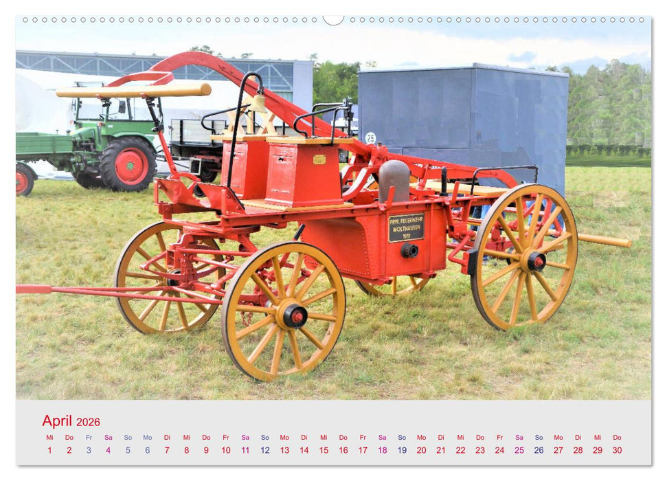 Oldtimer-FEUERWEHR (CALVENDO Premium Wandkalender 2026)