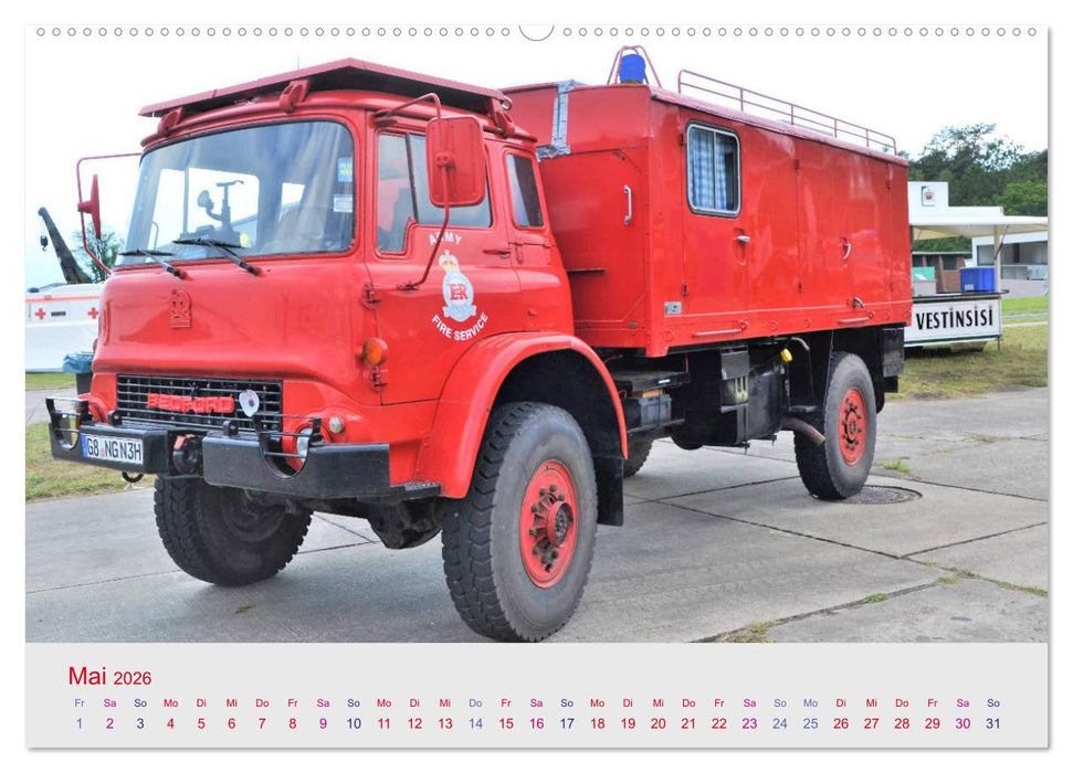Oldtimer-FEUERWEHR (CALVENDO Premium Wandkalender 2026)