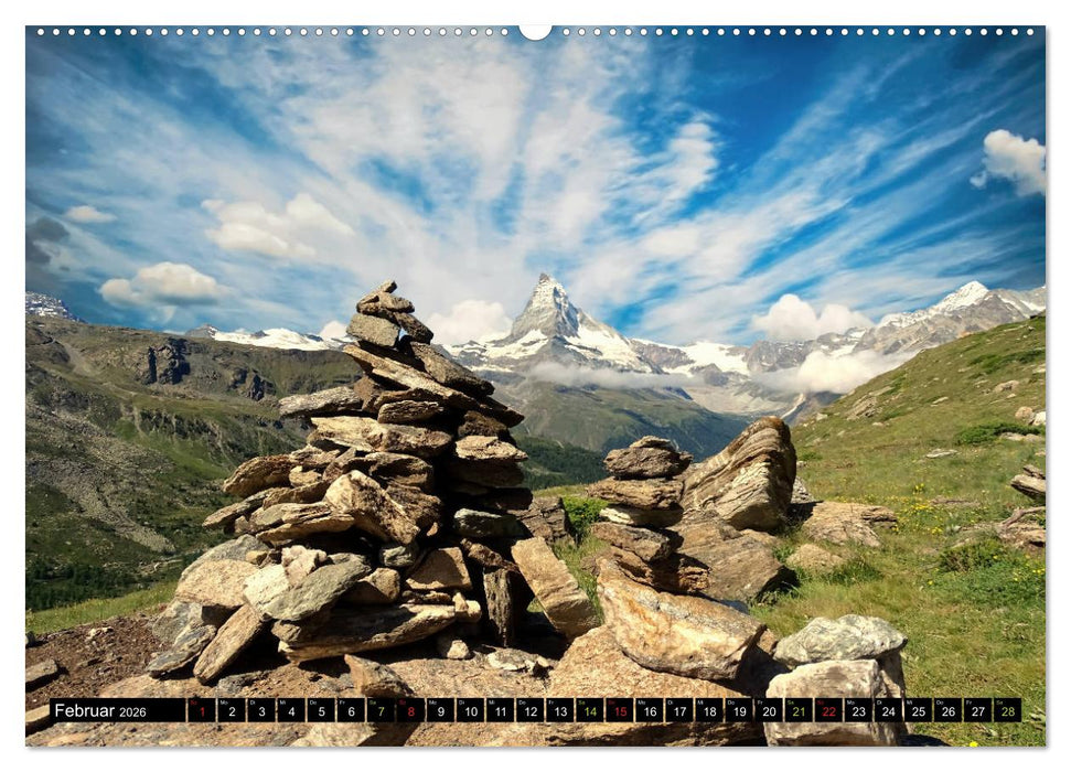 Und ewig lockt das Matterhorn (CALVENDO Premium Wandkalender 2026)