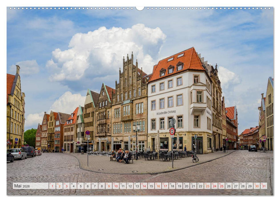 Münster Impressionen (CALVENDO Premium Wandkalender 2026)