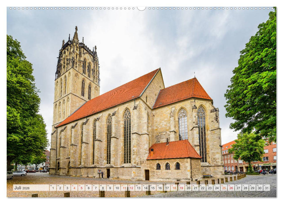 Münster Impressionen (CALVENDO Premium Wandkalender 2026)