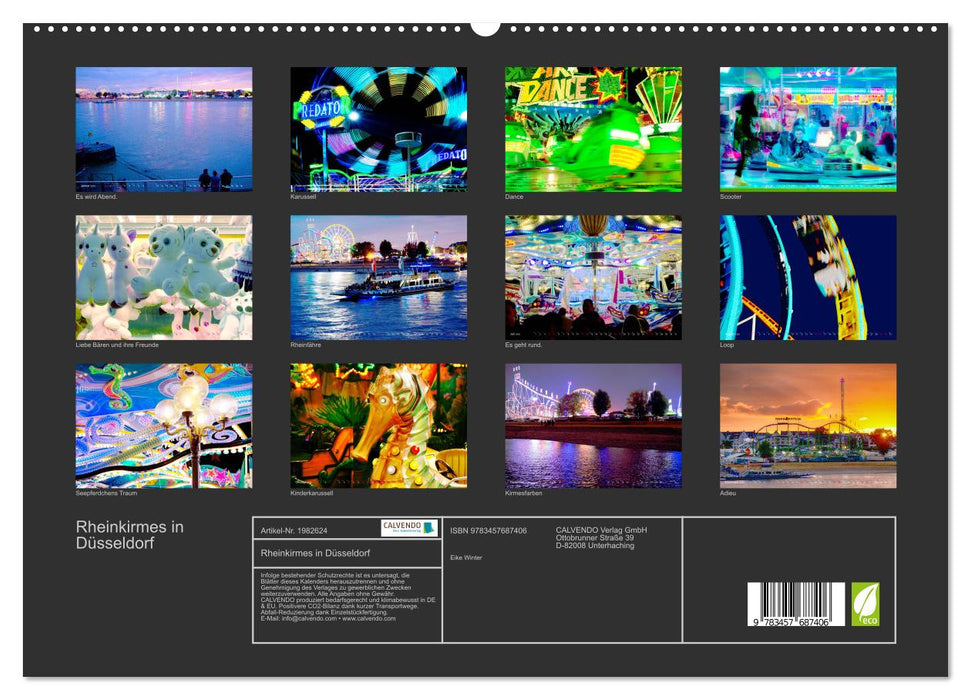 Rheinkirmes in Düsseldorf (CALVENDO Premium Wandkalender 2026)