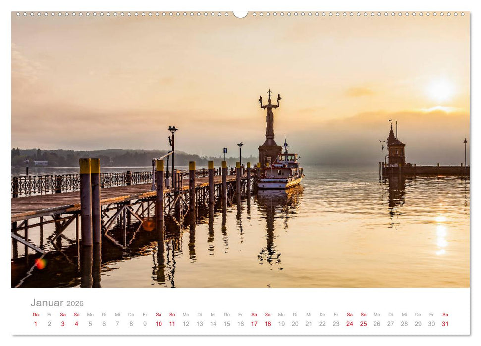 BODENSEE Drei Länder - ein See (CALVENDO Premium Wandkalender 2026)