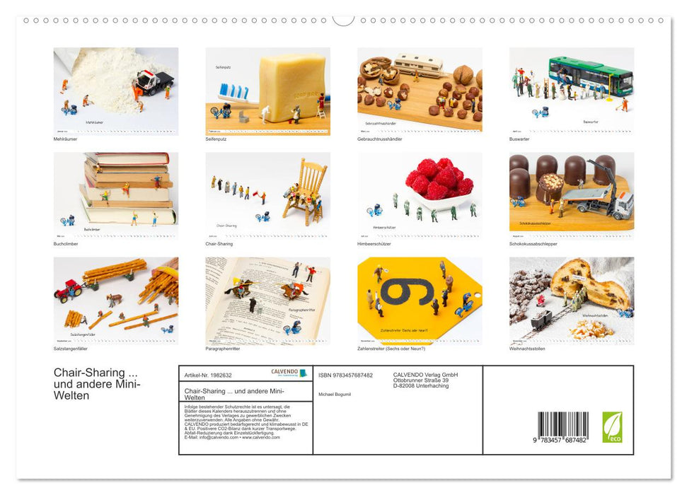 Chair-Sharing ... und andere Mini-Welten (CALVENDO Premium Wandkalender 2026)