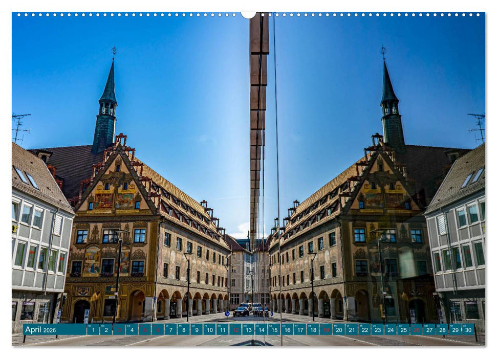 Quer durch Ulm (CALVENDO Premium Wandkalender 2026)