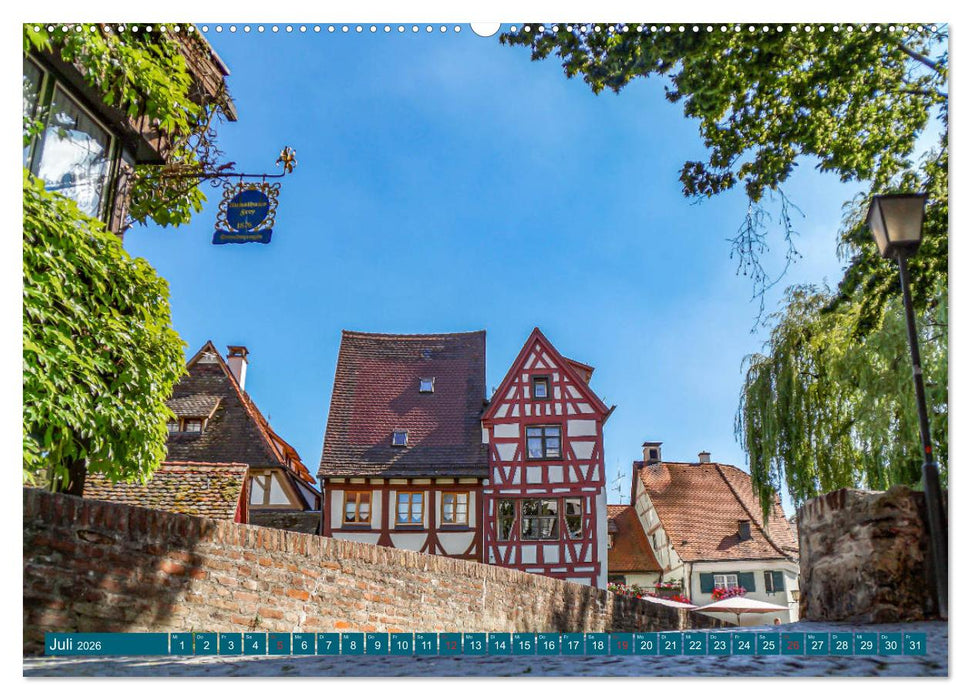 Quer durch Ulm (CALVENDO Premium Wandkalender 2026)