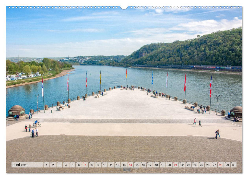 Koblenz Impressionen (CALVENDO Premium Wandkalender 2026)